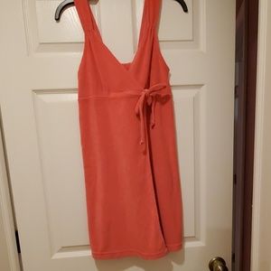 Pink Terry Shower Wrap or Swim Coverup Small Women